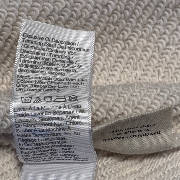 NEW Madewell Airyterry Sweatshirt Dress Size Medium - Picture 8 of 9